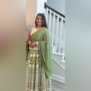 Pastel Keriyu Lehenga, size XL.